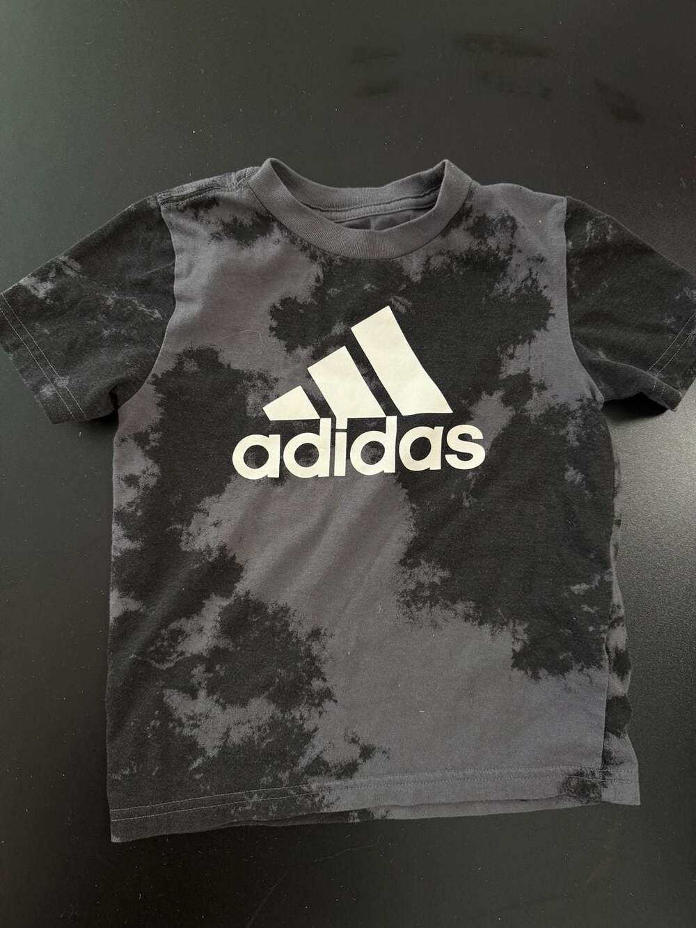 Adidas Boys Tie-Dye Logo Graphic T-Shirt Size 4